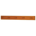 Coat Rack with Five Hook, Medium Oak, Wood N85468