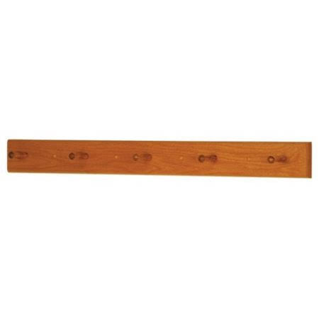 Coat Rack with Five Hook, Medium Oak, Wood N85468