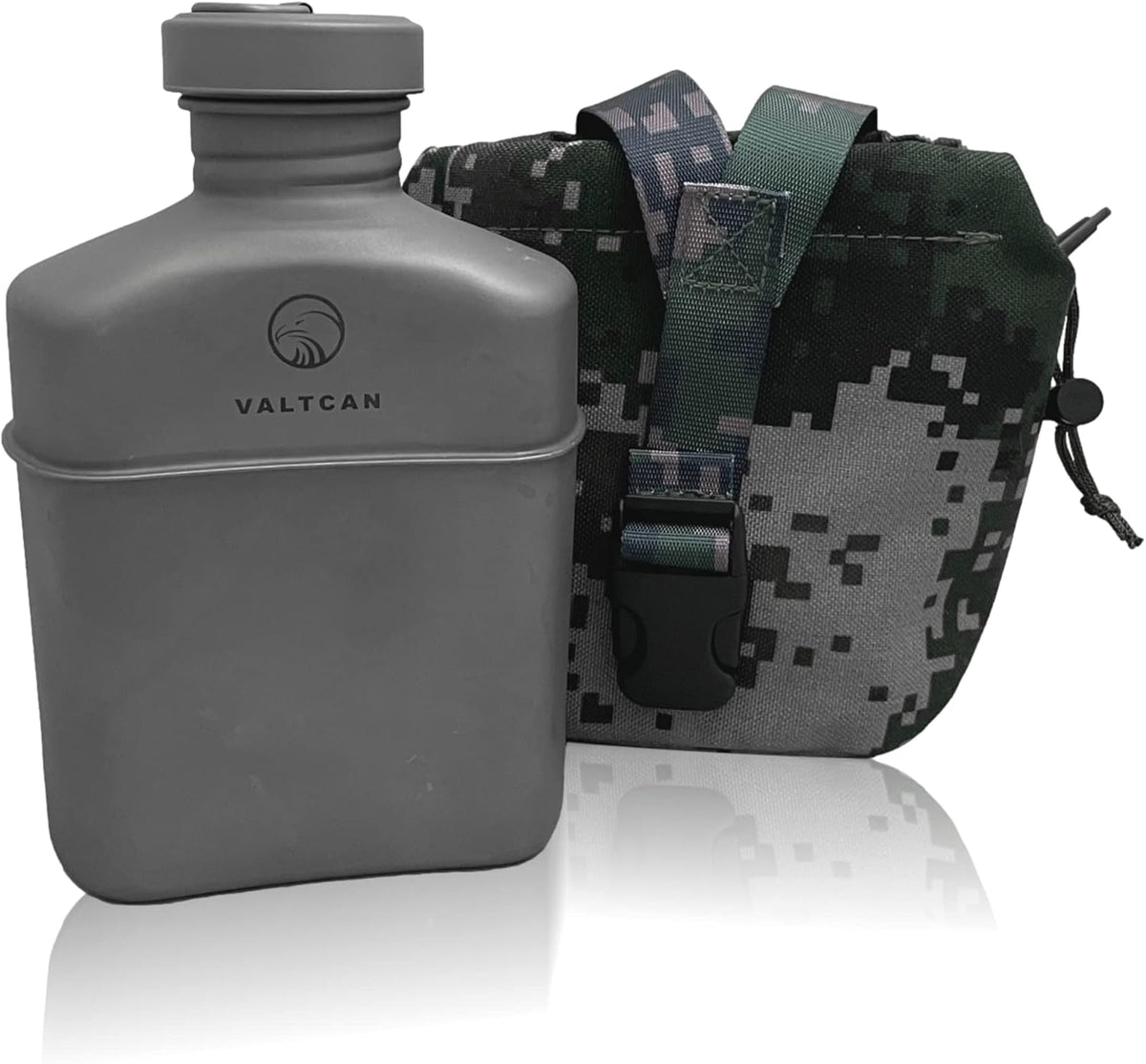 Titanium Canteen with Carry Case 1100ml 37oz Pack of 2 O9745