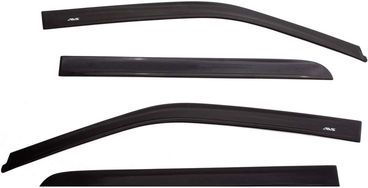 4-Piece In-Channel Side Window Deflector Smoke Z2549