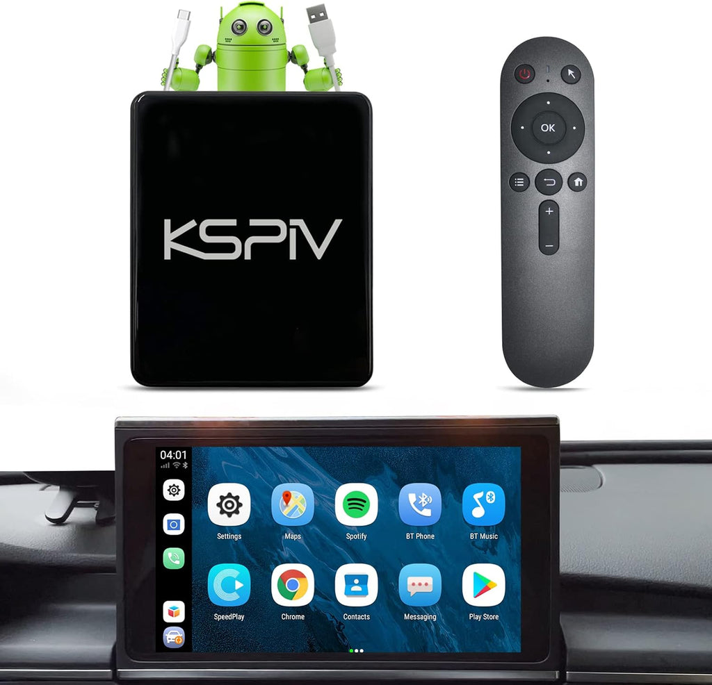Wireless Carplay Dongle Multimedia Video Adapter Android AI Box 4+64GB I274