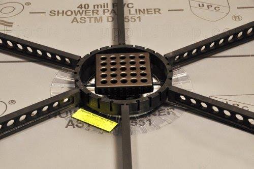 Shower Slope System with Universal Center Drain Kit F441