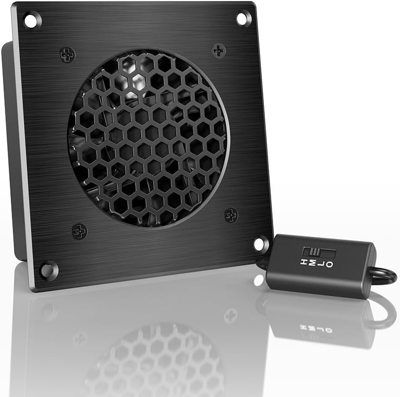 Quiet Cooling Fan System 4 with Speed Control, Pack of 2 M8008