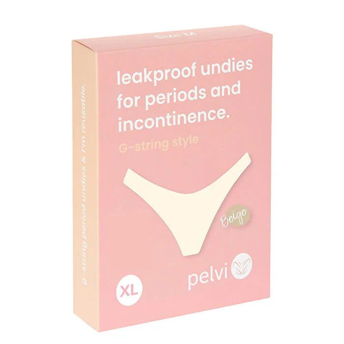 Beige Leakproof Underwear G-String N4275