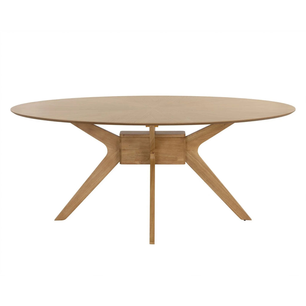 Mid-Century Rubberwood Dining Table U836