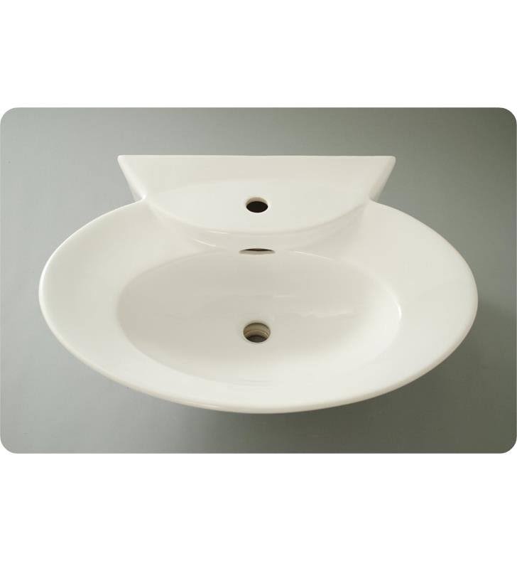 Pacifica Pedestal Top with 8x22 Centers - Ebony B309