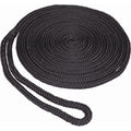 1/2" x 25' Black Double Braid Dock Line Q425