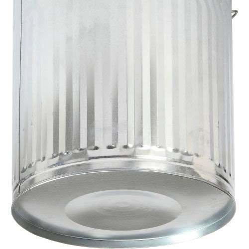 Galvanized Steel 32-Gallon Trash Can A8835
