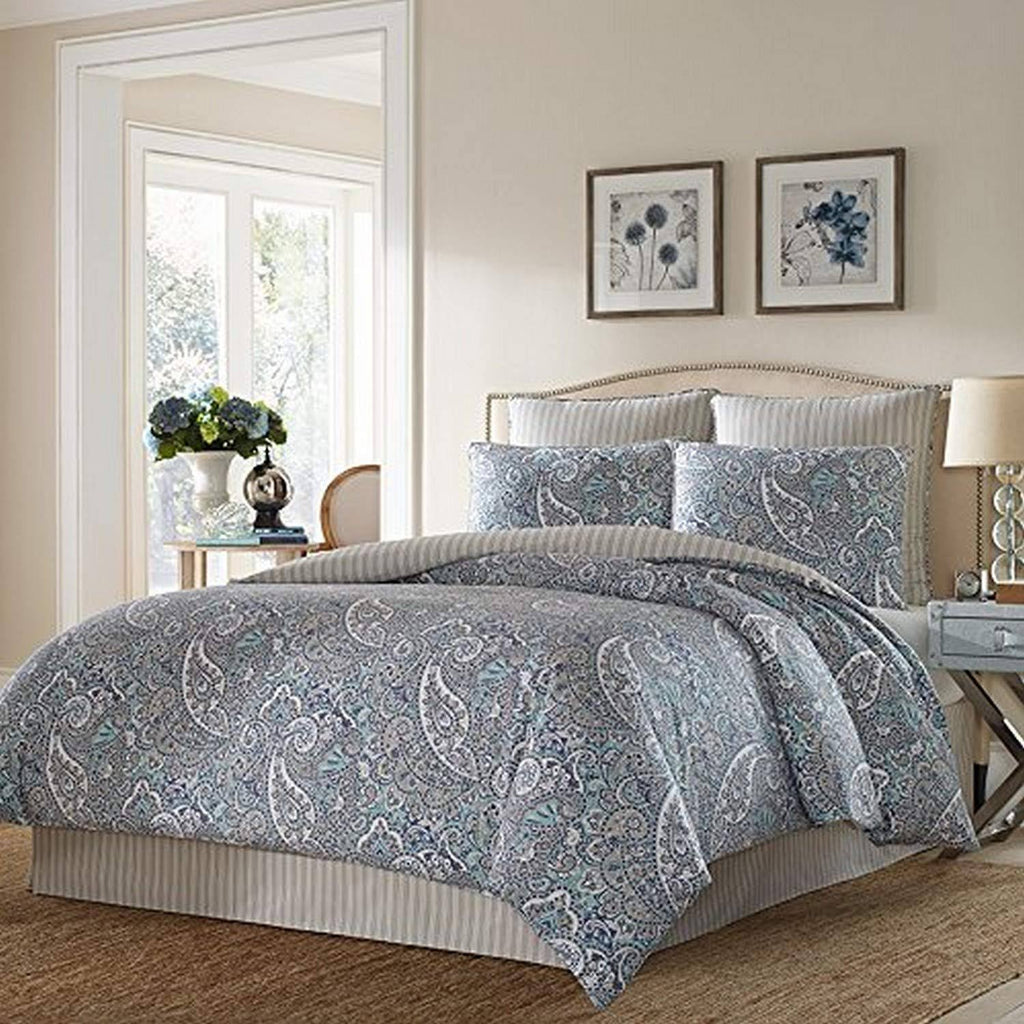 Blue Full/Queen Duvet Cover Set W14050