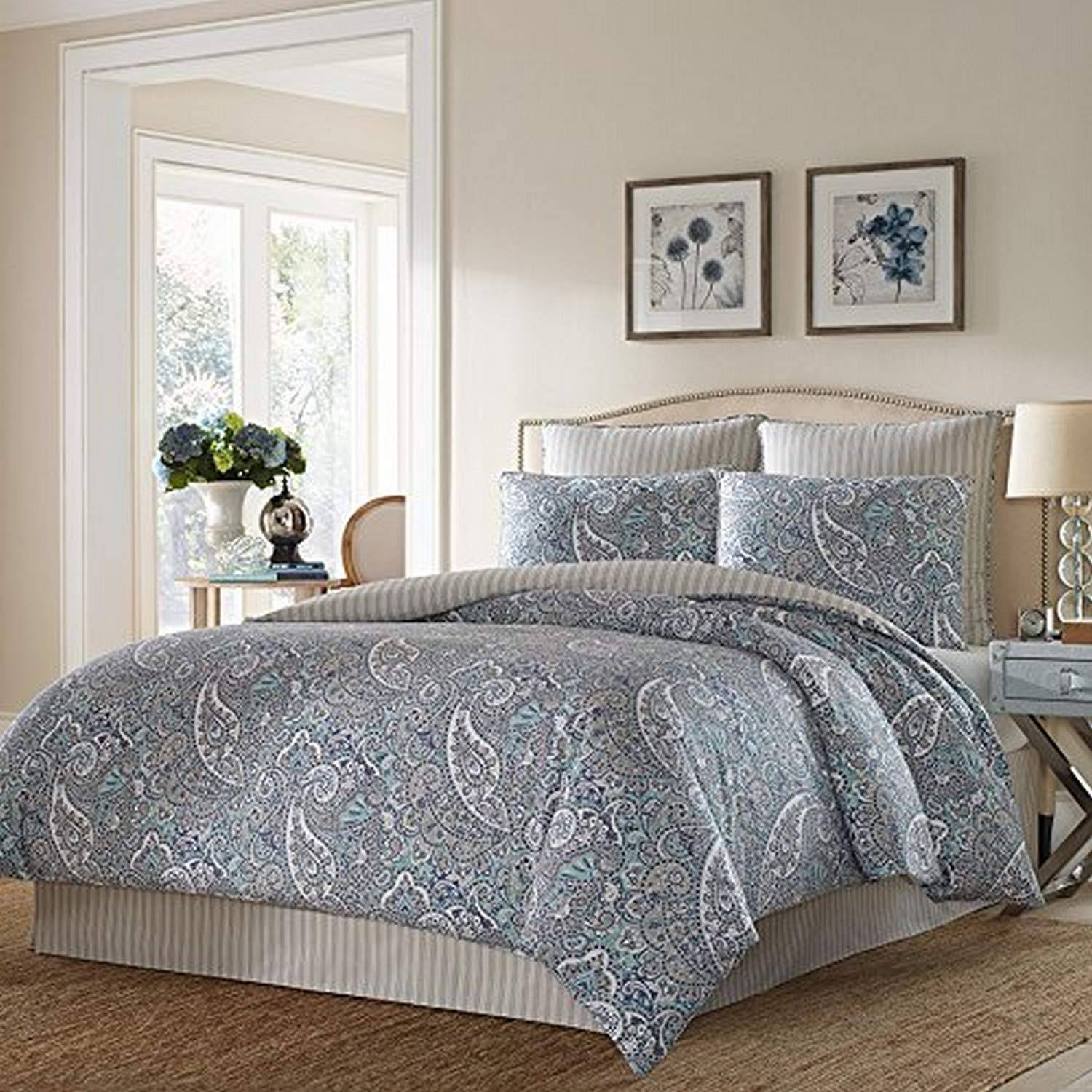 Blue Full/Queen Duvet Cover Set W14050