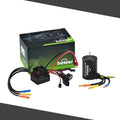 Waterproof 3650 3100KV Sensorless Brushless Motor with 60A Brushless ESC for 1/10 RC Car Truck, Pack of 2 A956
