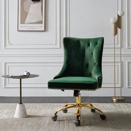 Green Tufted Back Task Chair T334