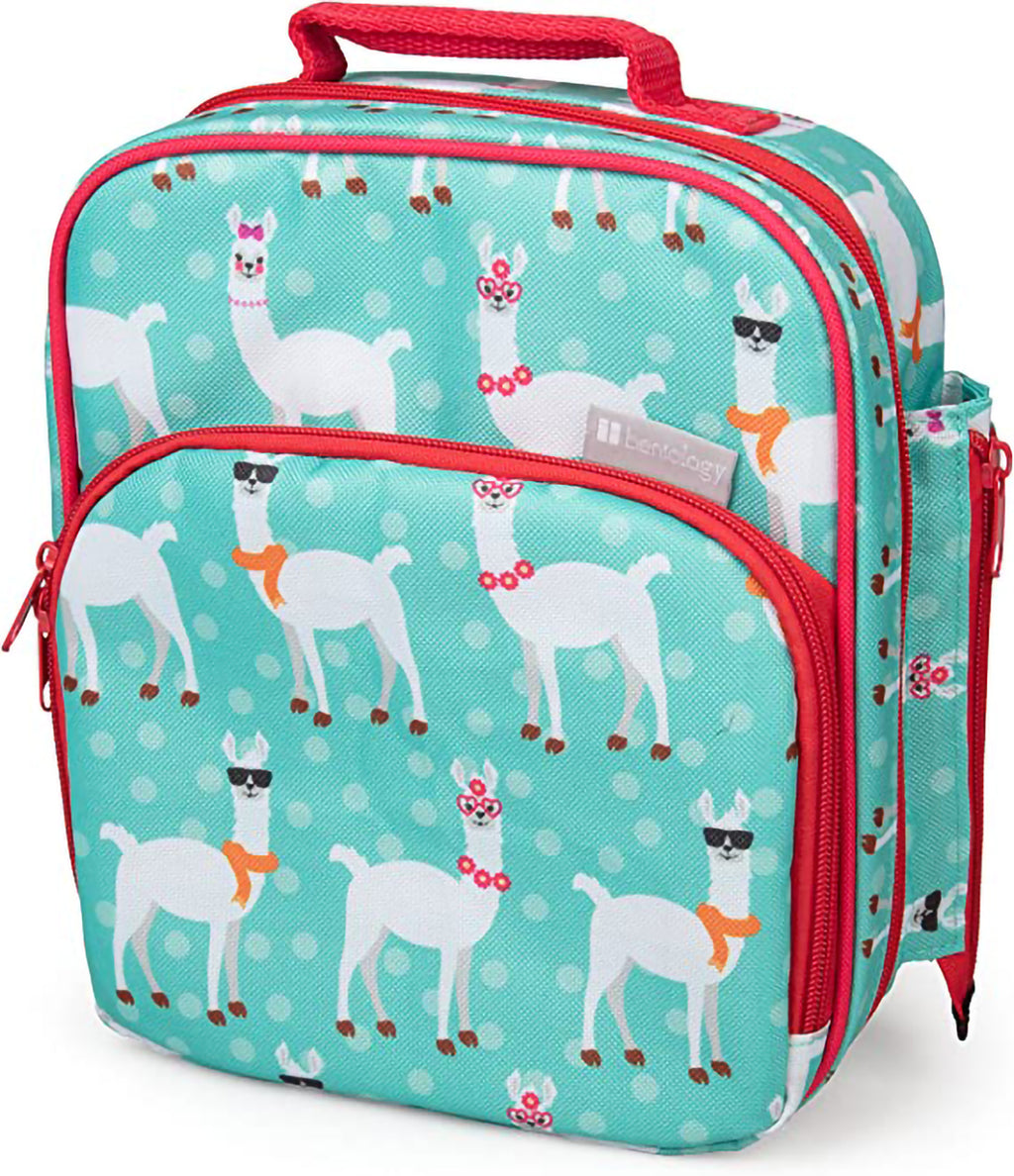 (2 pack) Insulated Lunch Box Tote with Snack Pocket and Water Bottle Holder P82879