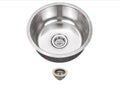 16.25-in L x 16.25-in W Brushed Satin Stainless Steel Undermount Bar Sink X928