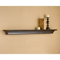 Black Fireplace Mantel Shelf 72x22 O602011