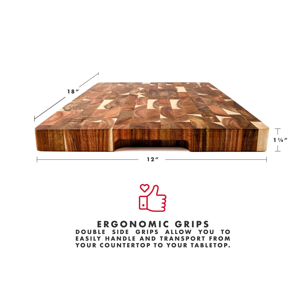 Acacia End-Grain Cutting Board G62048