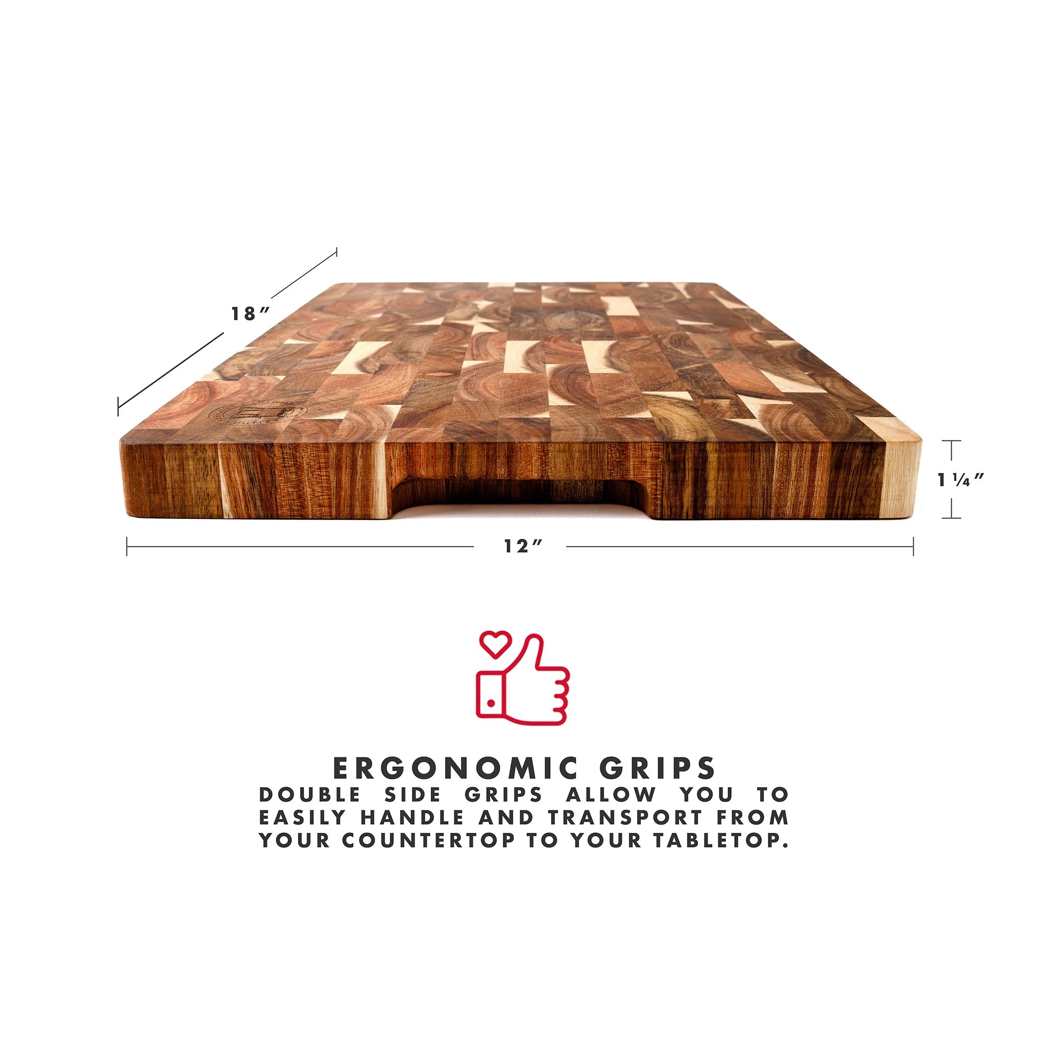 Acacia End-Grain Cutting Board G62048