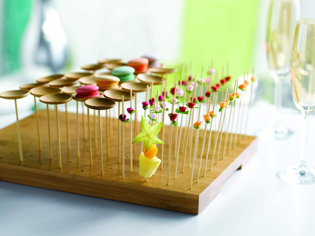13.8 x 9.9 in. 120 Holes Bamboo Pick Holder I328371