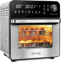 16 Quart 7-in-1 Stainless Steel Air Fryer Oven with Rotisserie and Racks R5890