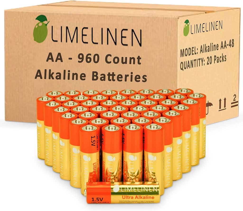 960 Count Alkaline AA Batteries A3325