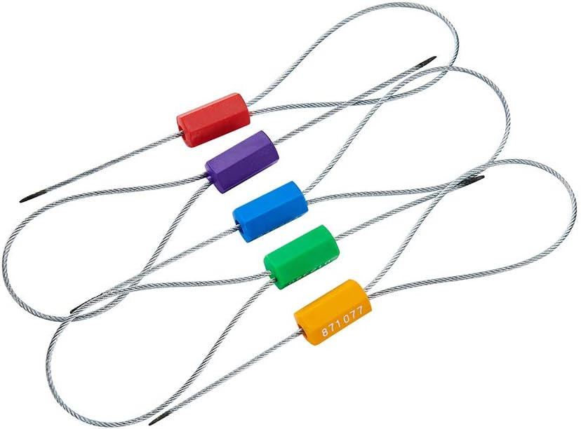 150pcs Anti-Tamper Steel Security Seals (5 Colors) Pack of 2 Z73411