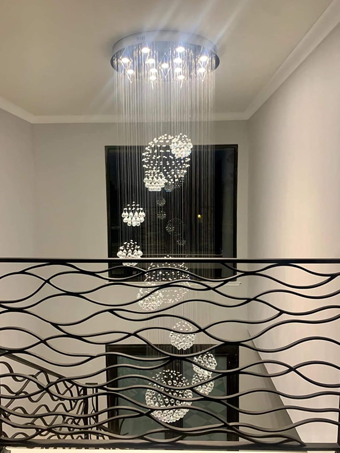 Spiral Crystal Chandelier 13 Lights S3095