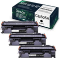 3-Pack Black CE505A Toner Cartridge Z787