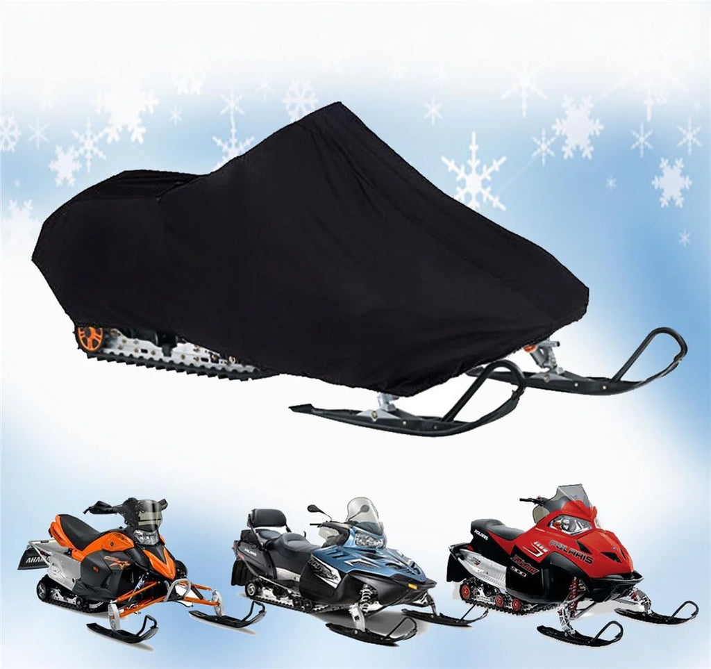 200 Denier All Black Snowmobile Cover U40892