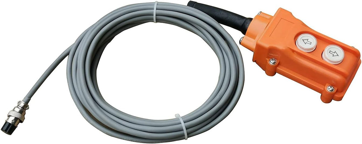 Electric Hoist Crane 992 Lb Capacity 25 Ft Wire Cable 110V Overhead Lift E35929