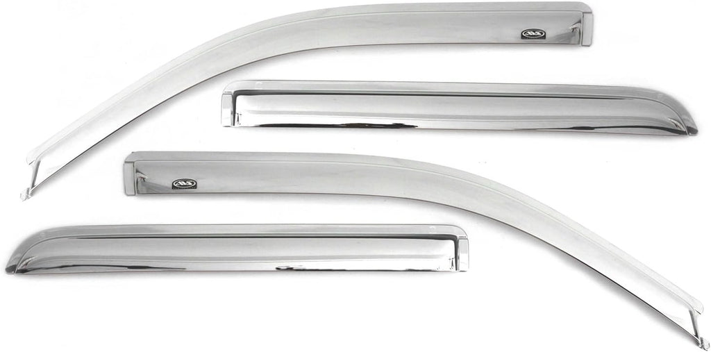 4-Piece In-Channel Side Window Deflector Smoke Z2549