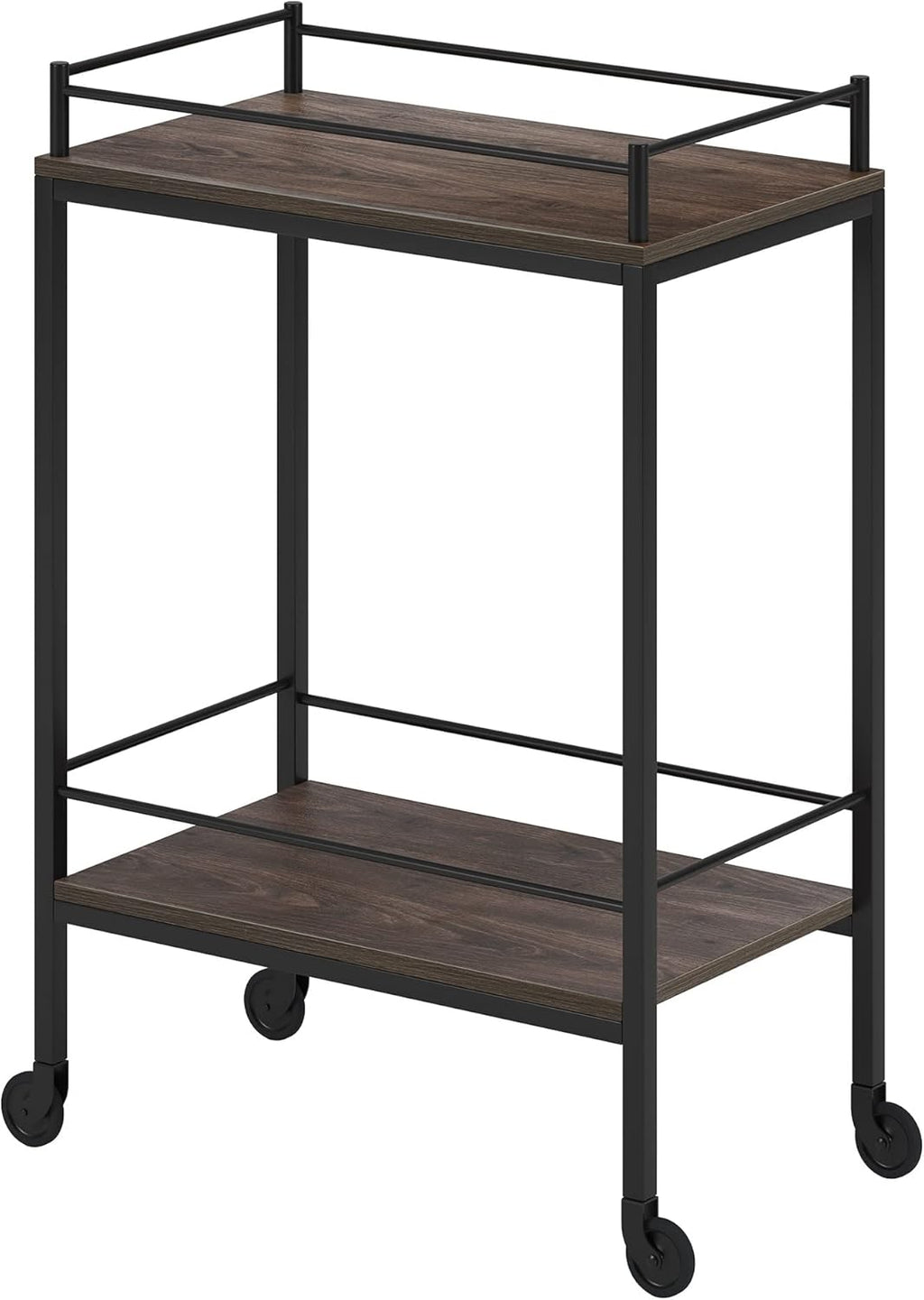 Rectangular Bar Cart in Alder Brown R95220