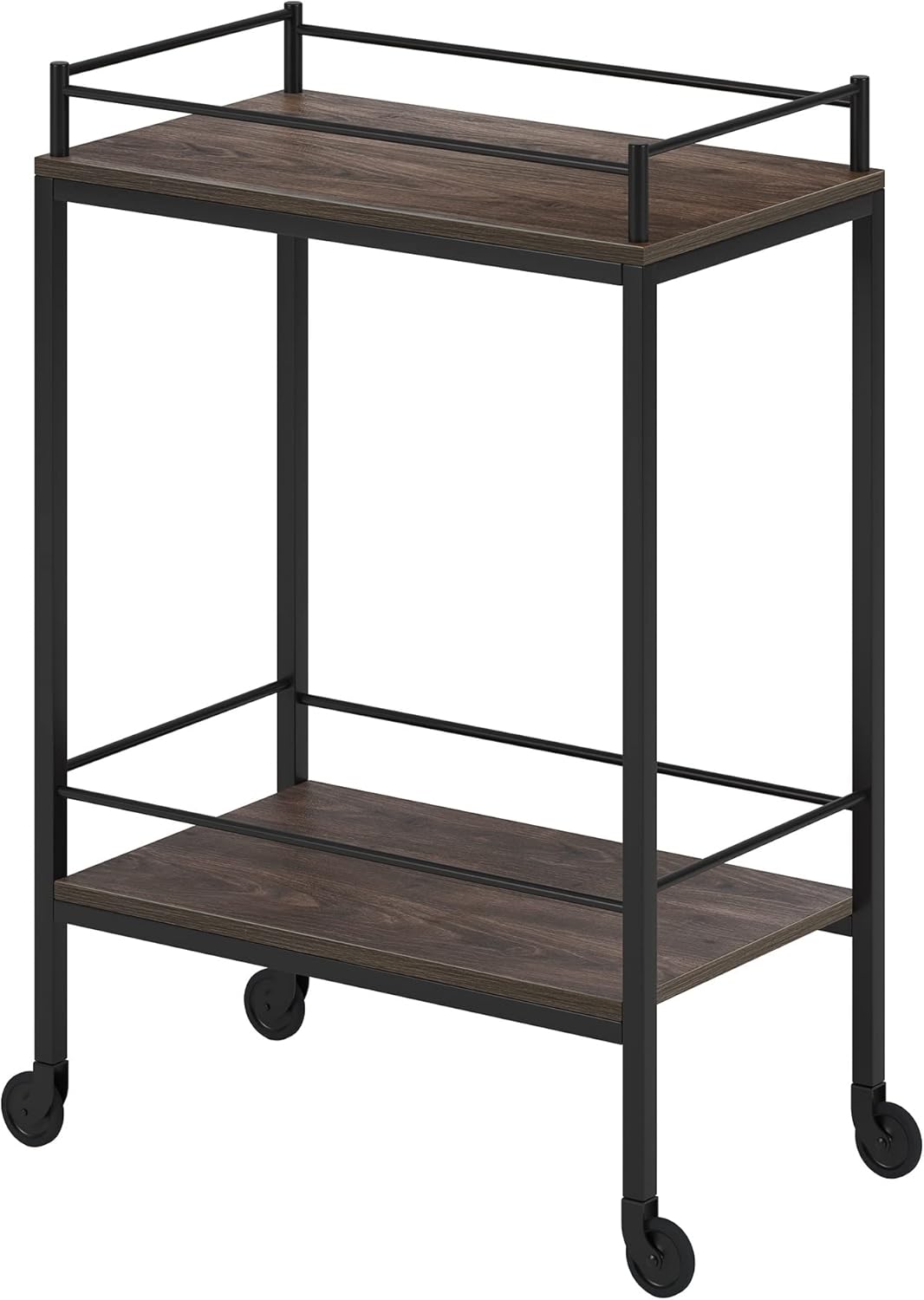Rectangular Bar Cart in Alder Brown R95220