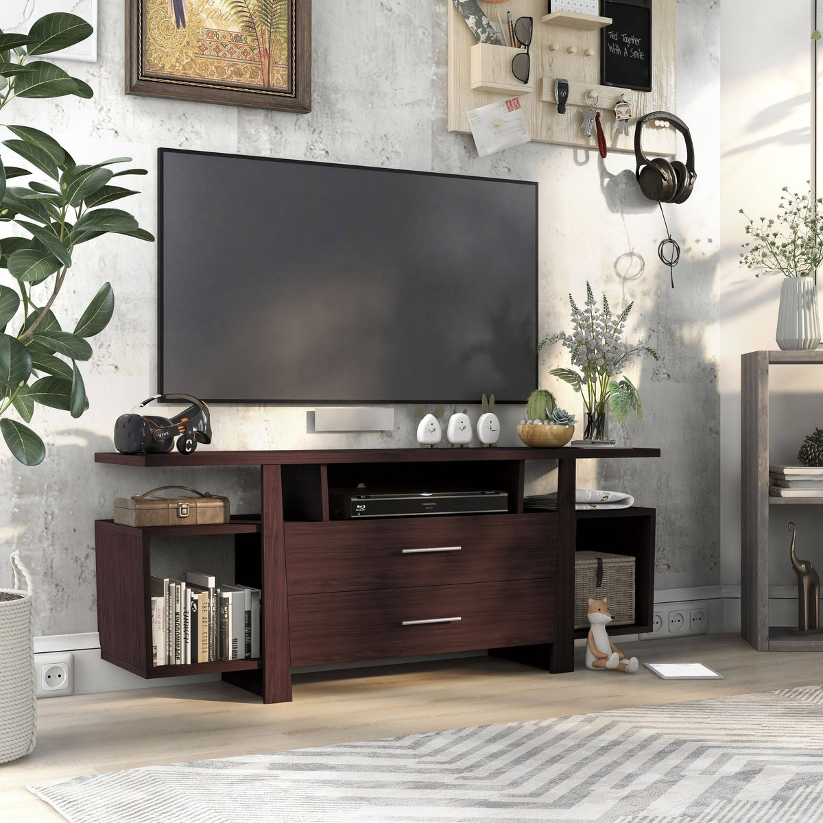 Wenge Multi-Storage TV Stand H148