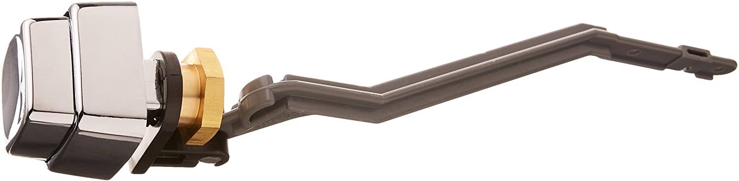 Polished Chrome Left Hand Trip Lever with Plastic Push Button H432592