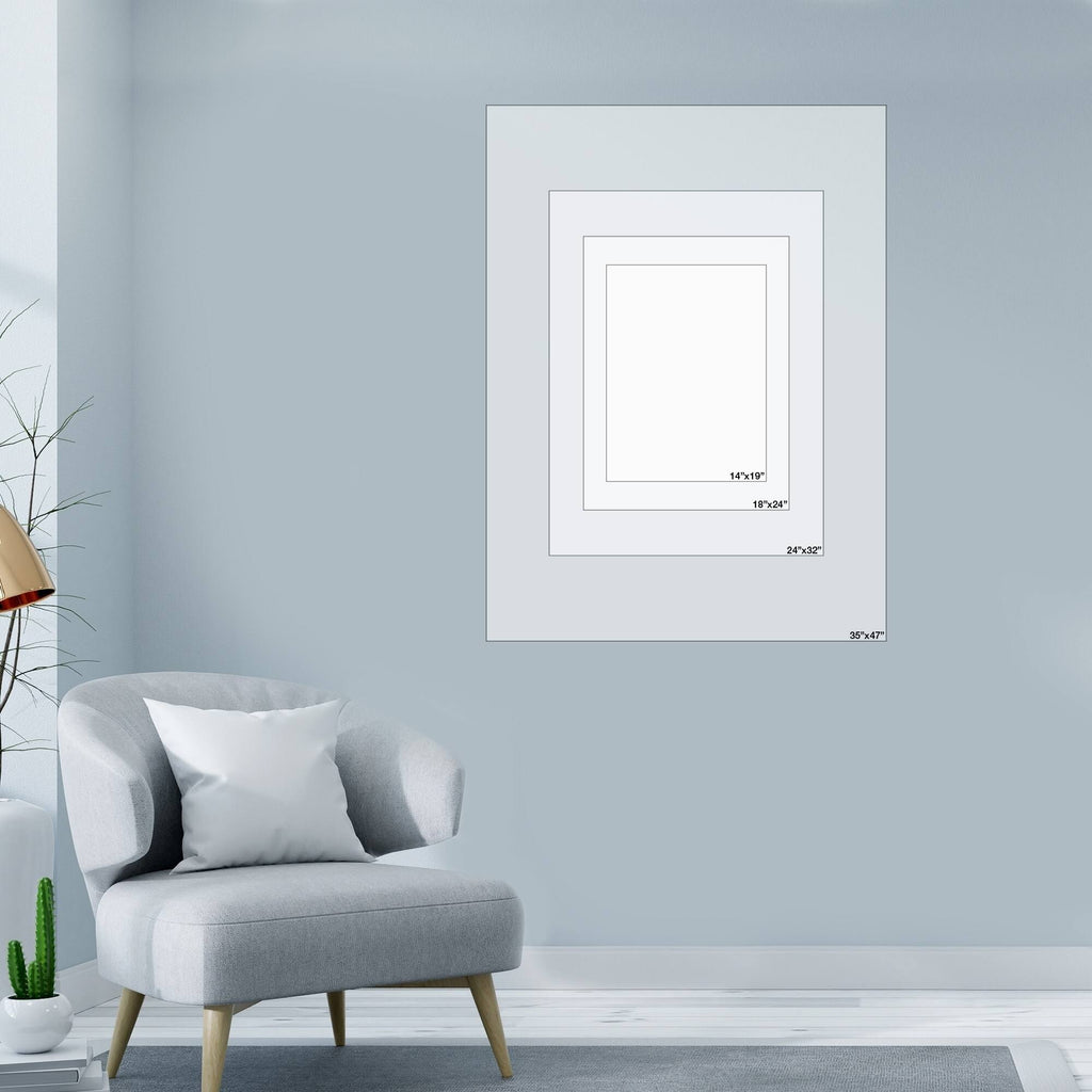 Geometric Collage II on White Neutral Canvas Art U769206