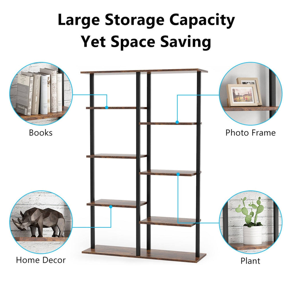 White 5-Tier Ladder Bookcase Z3573