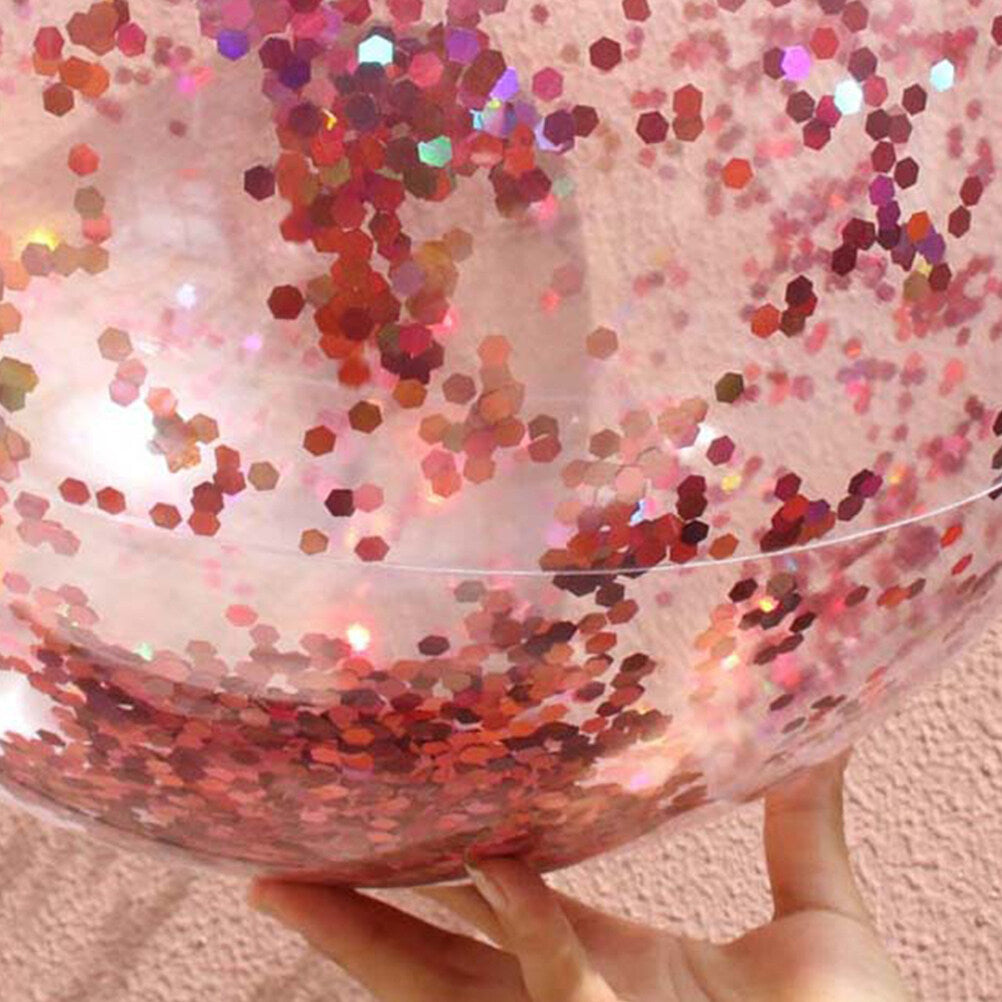 4 Pcs 40CM/60CM Glitter Ball and Pump Set V77946