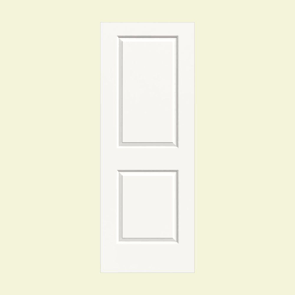 30 in. x 80 in. White Molded Composite MDF Interior Door Slab P682870