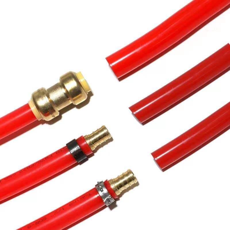 Red 1/2 Inch 200 Ft Pex-b Pipe with Pipe Cutter S680974