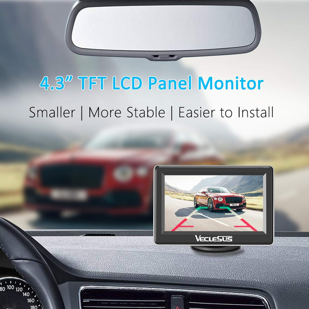 1080P HD Wireless Backup Camera System with 4.3" LCD Monitor C35918