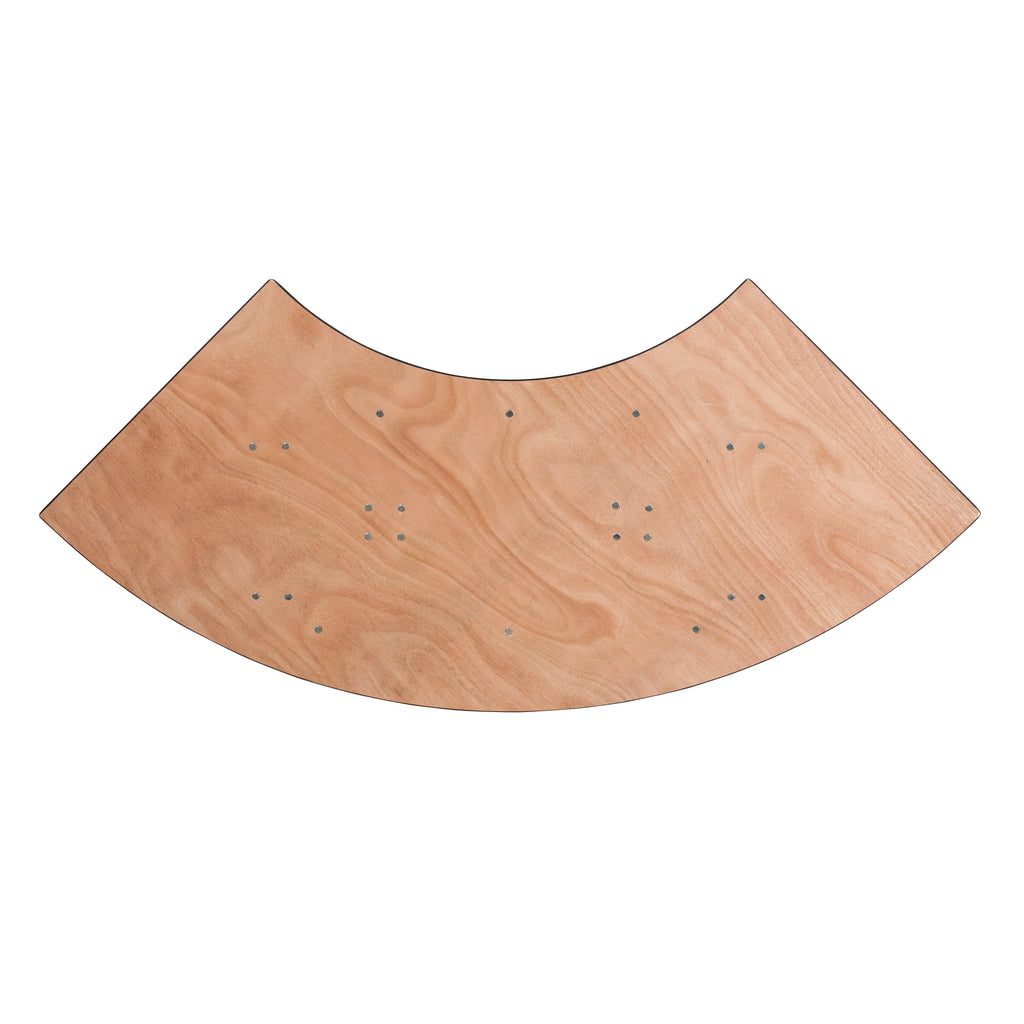 5.5 ft. x 2 ft. Serpentine Wood Folding Banquet Table W5474