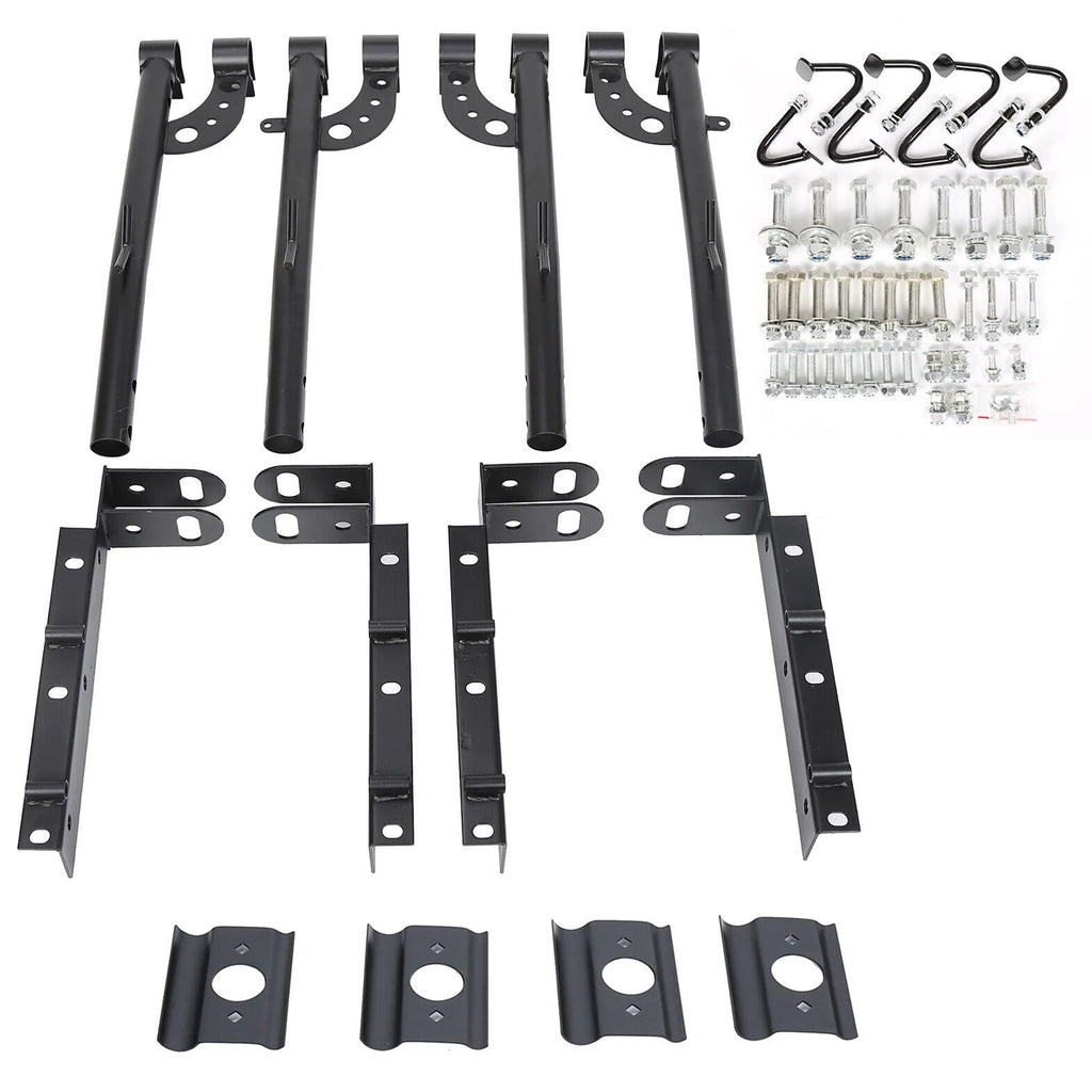UNIVERSAL PICKUP TRUCK LADDER RACK OVER CAB CARGO STORAGE 1000LB V111129