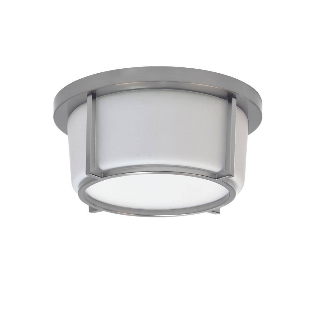 Satin Chrome LED Flush Mount Light R837170