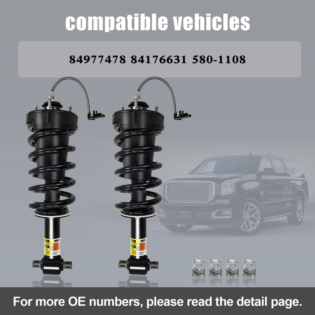 Front Struts Assembly Shock Absorber with Magnetic Ride Control Pair O977270