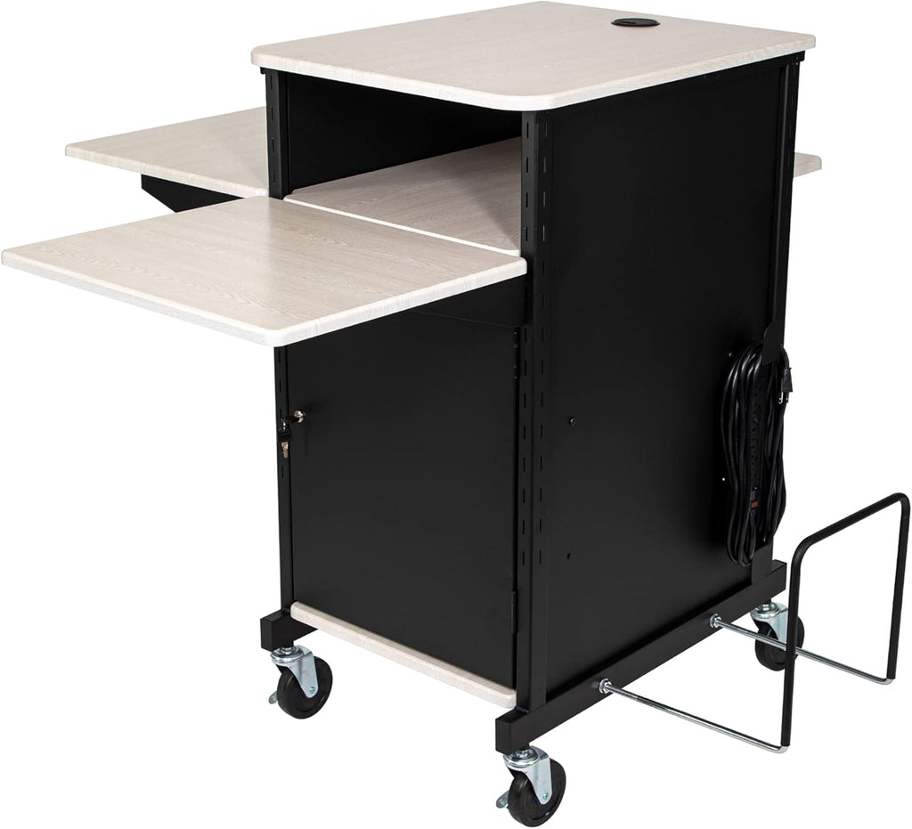 Presentation Cart with Storage Cabinet E2821