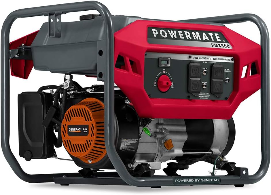 Red Black 3800 Watt Gas Generator A561