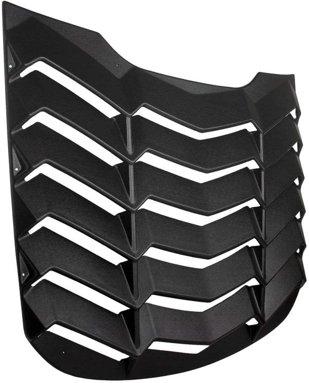 Matte Black Rear and Side Window Louvers Sun Shade Cover for Ford Mustang G77508