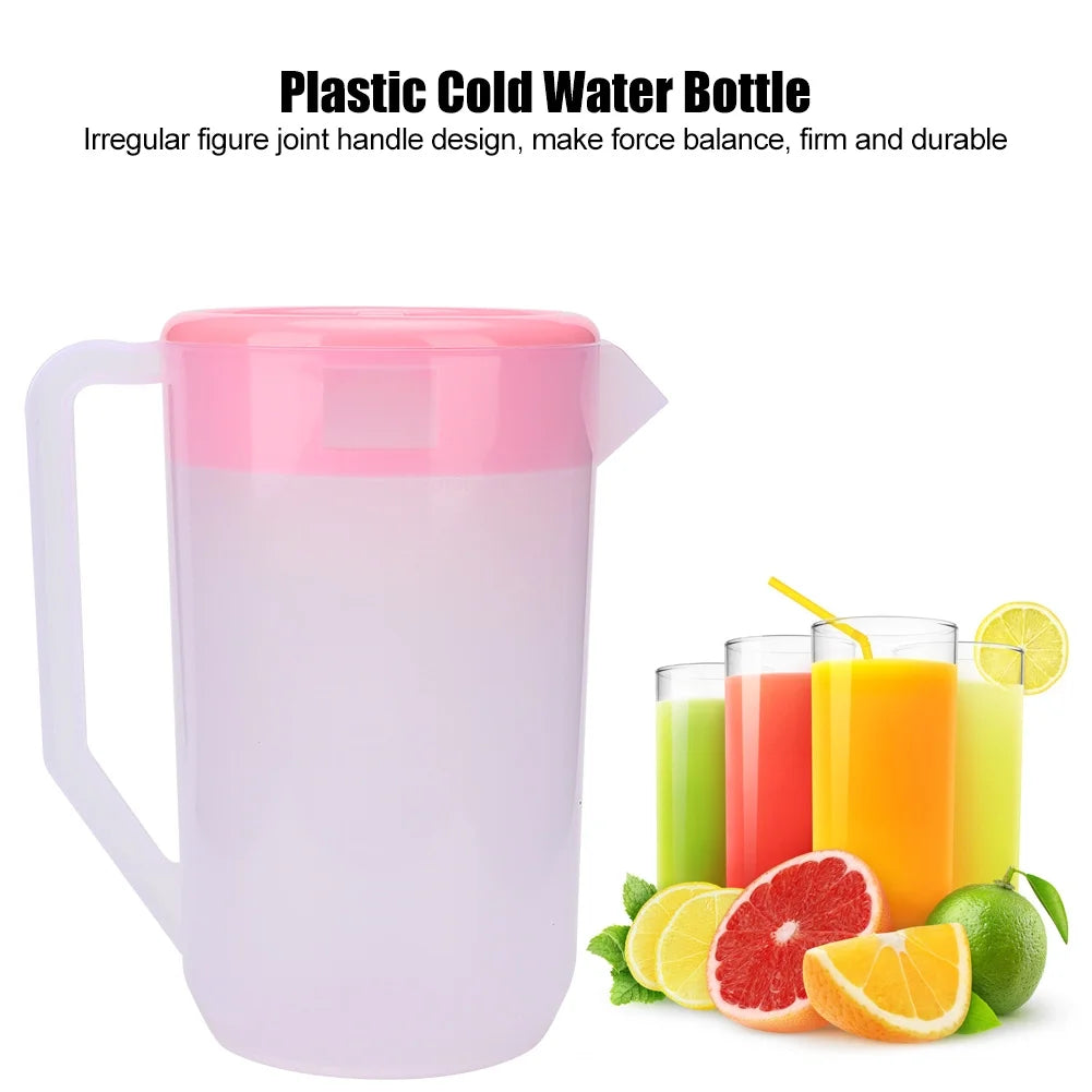 Pink 4000ml Plastic Cold Kettle Water Bottle K1907