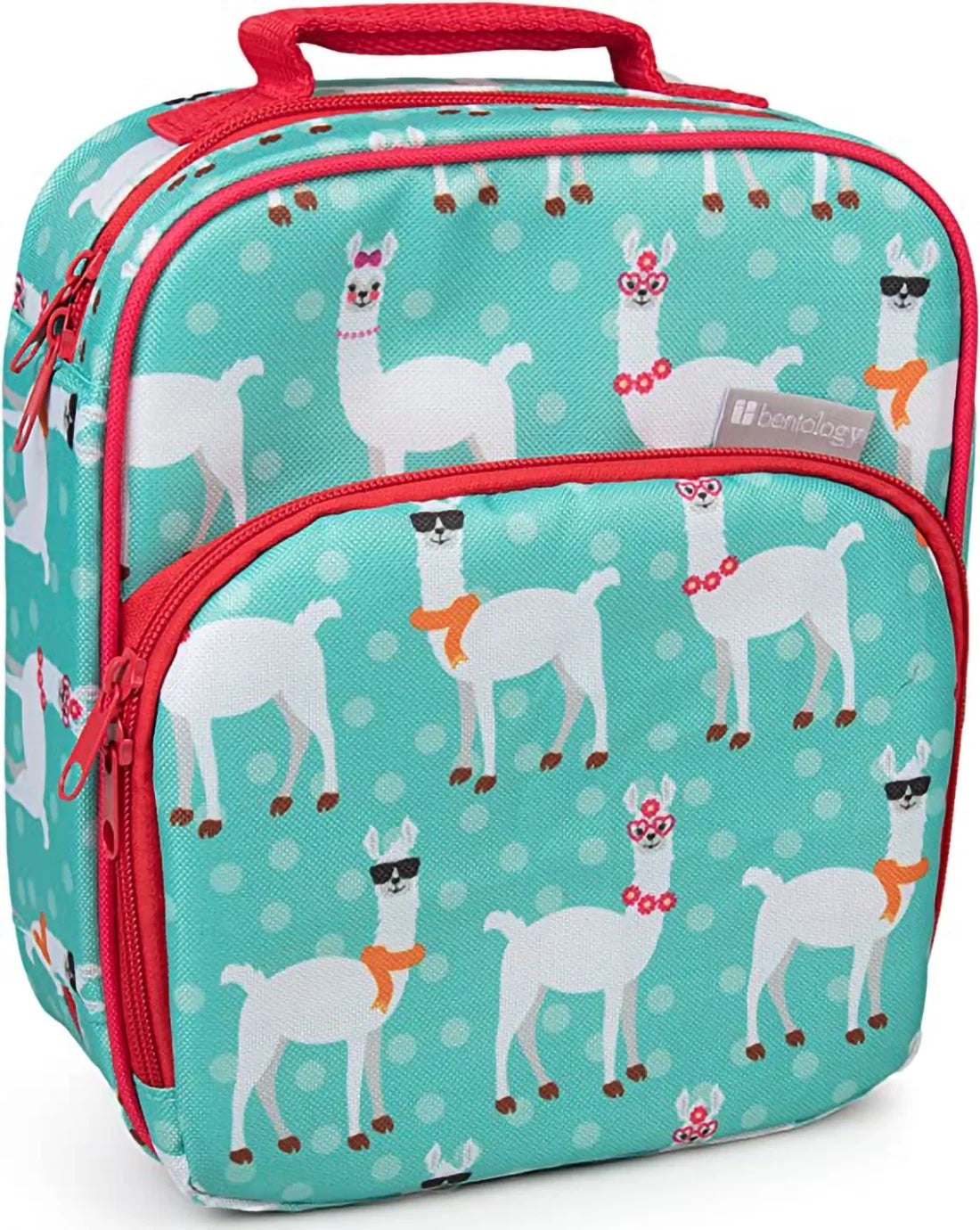 (2 pack) Insulated Lunch Box Tote with Snack Pocket and Water Bottle Holder P82879