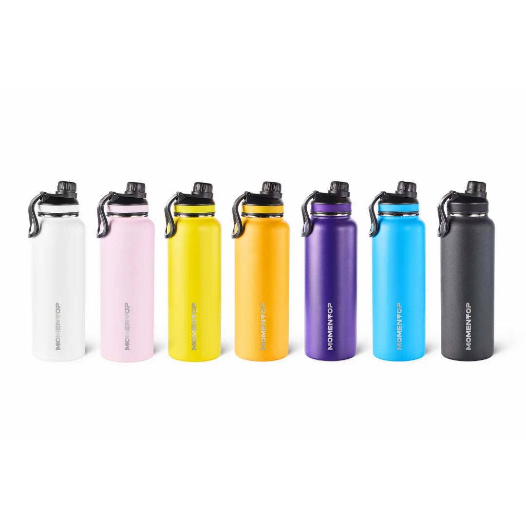 Pink 40 oz Hydration Bottle with 2 Lids E678972